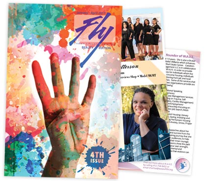 Fly magazine booklet